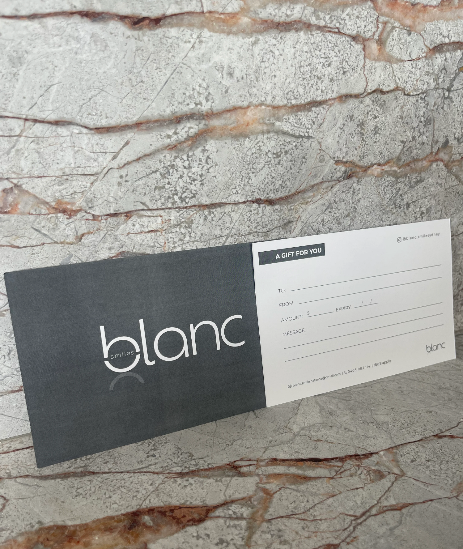 Blanc Smile Sydney Gift Voucher